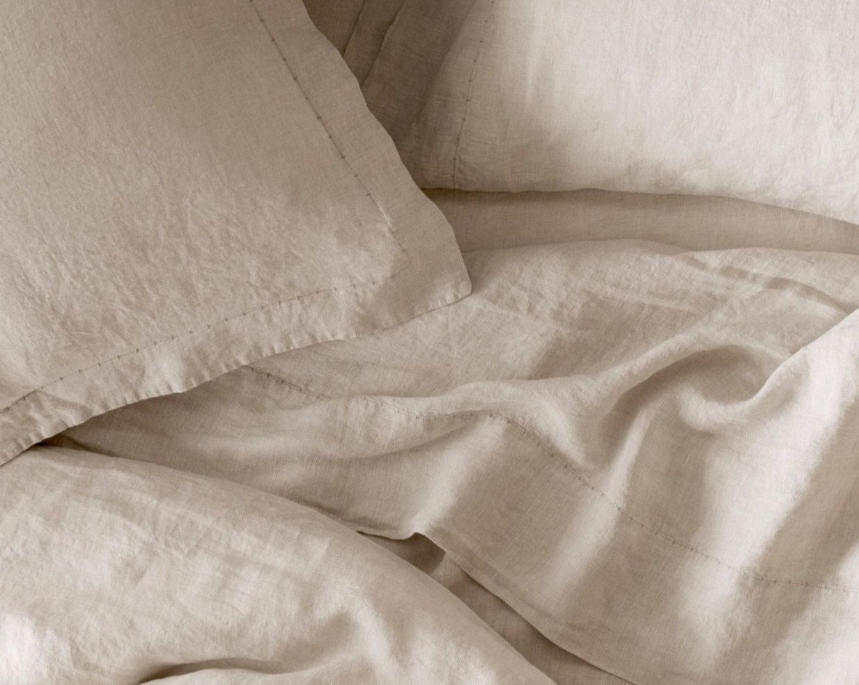 Organic Relaxed Linen Pillowcases by Coyuchi - Organic Linen Pillowcases