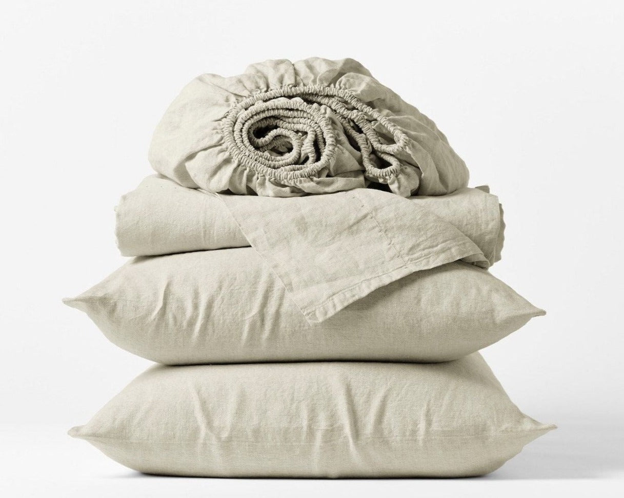Coyuchi Organic Relaxed Linen Sheet Set