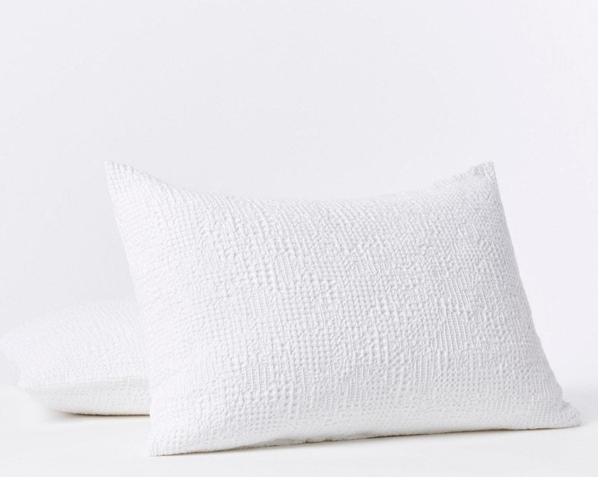 Organic pillow shams by Coyuchi