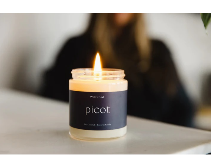 Picot Wildwood Candle